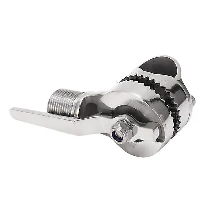 Marine VHF Antenna Mount Stainless Steel Adjustable Ratchet Mount For 7/8-1in Ra • $27.71