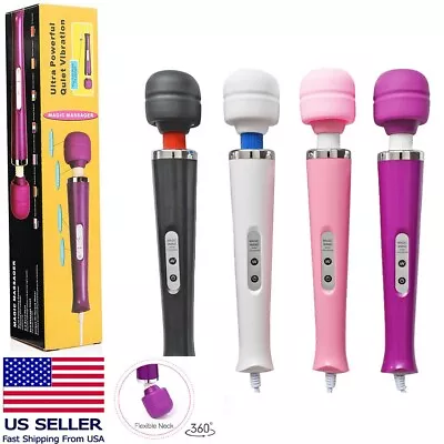 Handheld Massager Wand Vibrating Massage Magic Full Body Therapy Motor 20 Speed • $19.99