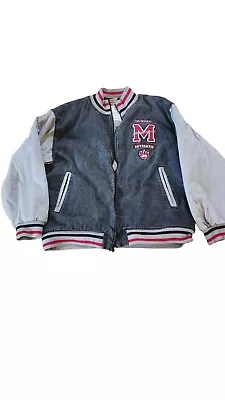 Vintage Disney Store Exclusive Authentic Mickey Mouse Varsity Jacket Large L • $55