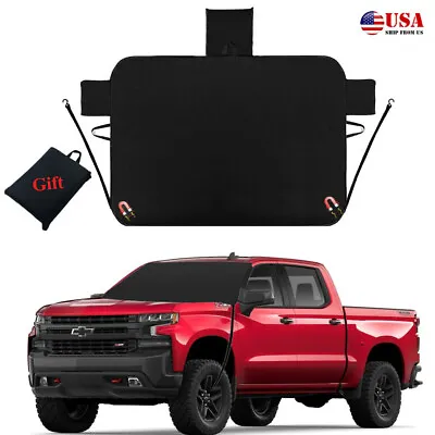 For Chevy Large Winter Truck Windshield Snow Cover Frost Ice Guard Sun Shade L8 • $22.99