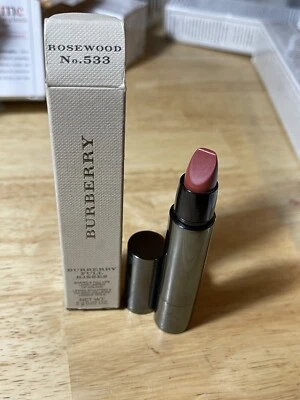 $19.99 • Buy BURBERRY/FULL KISSES LIPSTICK 533 ROSEWOOD Full Size BNIB