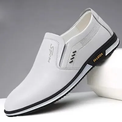 Mocasines Para Hombre De Alta Calidad Zapatos De Conducción Moda Transpirables • $36.99