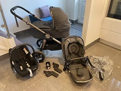 Mamas And Papas Ocarro Travel System Including Carry Cot Pushchair And Car Seat • £275