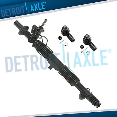 Complete Power Steering Rack And Pinion Outer Tie Rods For 2001-2005 Honda Civic • $168.82