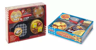 Melissa And Doug Press&Serve Waffle Set + Flip&Serve Pancake Set Unopened • $89.99