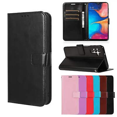For Samsung Galaxy A14 A04s A54 A34 A53 A13 A23 A22 Case Leather Wallet Cover • $9.59