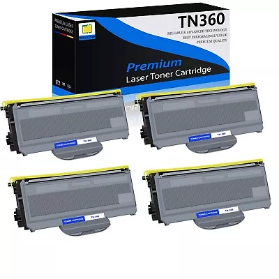 4PK TN360 Toner Cartridge For TN-360 Brother DCP-7030 HL-2140 MFC-7320 MFC-7345N • $36.58