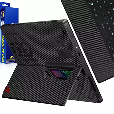 Armorsuit MilitaryShield Black Carbon Fiber Skin Wrap Film ASUS ROG Flow Z13 • $9.95