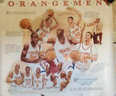 $24.26 • Buy RARE 1996-97 Syracuse Basketball Poster Boeheim Otis Hill Tod Burgan Cipolla !
