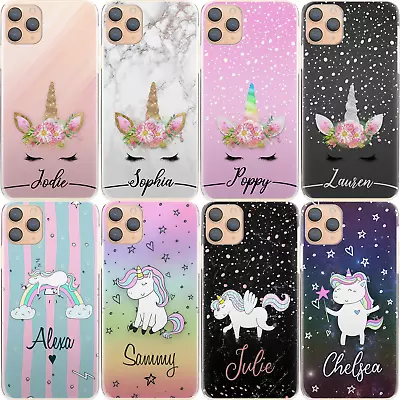 Personalised Initial Phone Case;Name Unicorn Star Galaxy Hard Cover For Google • $26.33