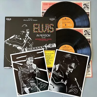 Elvis Presley 2lp Lsp-6020 From Memphis To Vegas Bonus Photo Ex/vg+ 1969 • $23.50