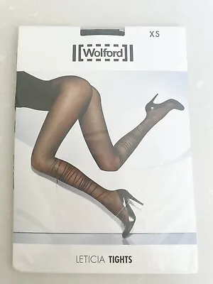£10 • Buy Wolford Leticia Tights. XS. Black