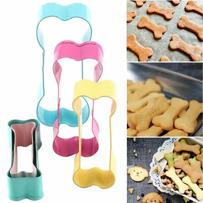$8.01 • Buy 5Pcs/Set Stainless Steel Dog Bone Cookie Cutter Biscuit Fondant Pastry Baking AU