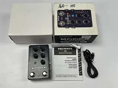 Mooer Drummer X2 Series Drum Machine Effects Pedal With Original Box And Papers • $129.95