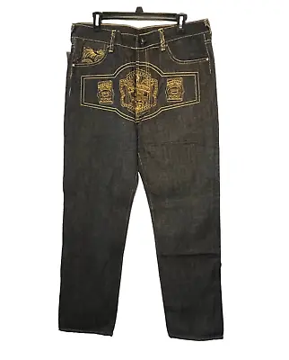 RMC Martin Ksohoh NWT Men's Wave Jean Lot 1001 Embroidered 34x34 • $88