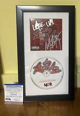 MGK Machine Gun Kelly Signed Framed Lace Up Debut Album JSA RARE EST 19XX Kells • $524.99