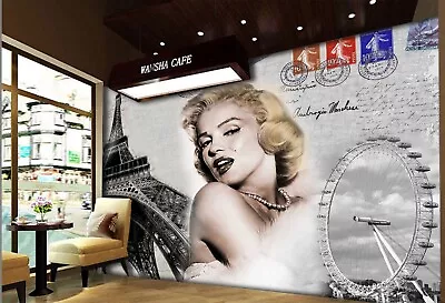 3D Marilyn Monroe 137 Wallpaper Mural Paper Wall Print Indoor Murals CA Sinsin • $25.60