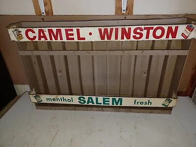 Vintage Metal Cigarette Store Display Rack -Camel Winston Salem • $125