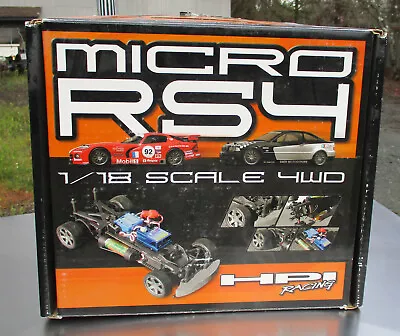 HPI #607 Micro RS4 Kit VW Beetle Cup Racer ~ New In Box 1:18 Rc Car Electric 4wd • $399