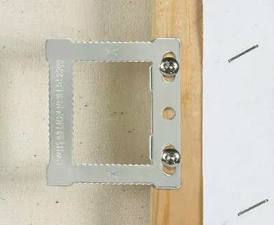 10 X Canvas Hangers Stretched Canvas Hollow Back Picture Photo Frames + Screws • £4.25
