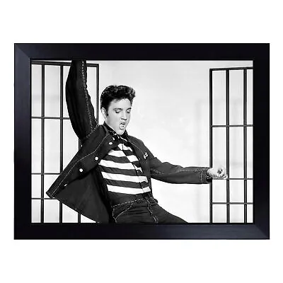 Elvis Presley Jailhouse Rock Lap Tray Cushioned Bean Bag Padded TV Dinner Desk • £29.95