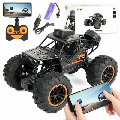 2.4G 720P WIFI Camera Remote Control Off-Road Truck Spy RC Rock Climbing Car • £47.99