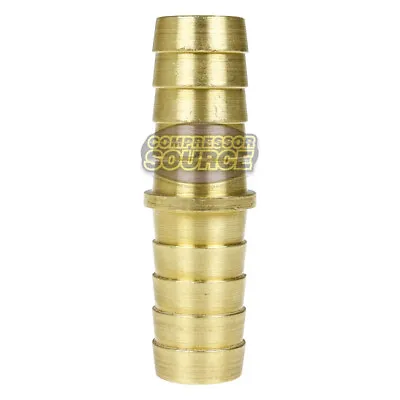 1/2  Hose Inner Diameter Hose Barb Splicer Solid Brass Straight Connector 222F • $6.99