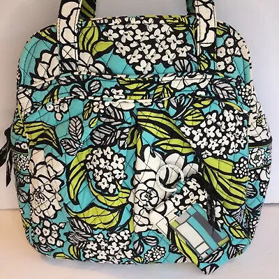Vera Bradley ISLAND BLOOMS Sweet Pleat Shoulder Bag Purse & Zip ID • $29