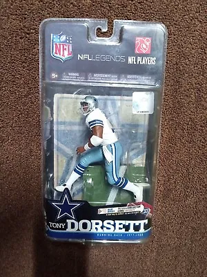 2010 Tony Dorsett McFarlane 6” Action Figure NFL Legends Dallas Cowboys • $56.99
