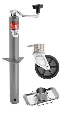 Bulldog 5000 Lbs A-Frame Trailer Jack Topwind 15  Lift W/ Footplate & 6  Wheel • $106.63