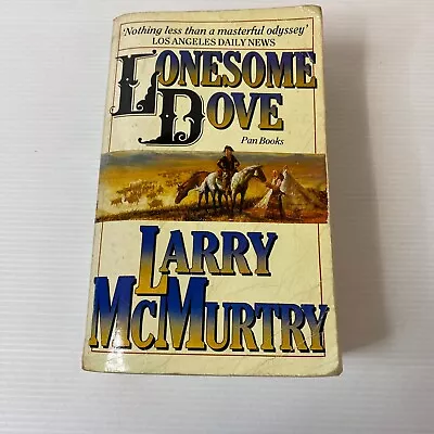 Lonesome Dove By Larry McMurtry 1990 Vintage Pan Paperback Book Fiction Novel • £19.99