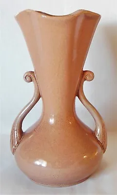 Red Wing Early 1950s Light Brown Tan Double Handle Vase #505 • $20.99