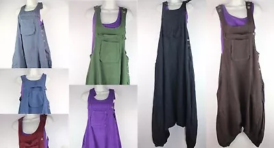 £29.99 • Buy Alibaba Dungarees Baggy Jumpsuit Hippy Harem Pant Overall Strap Cargo Ethnic RP2