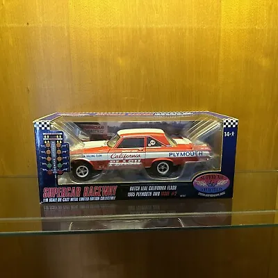 California Flash Butch Leal 1/18 Hard  Top 1965 Plymouth Awb Supercar Highway 61 • $250