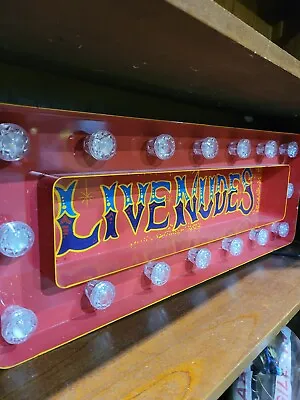 Fairground Funfair Custom Option Available Bar Shop Sign Light Up Illuminated • £325