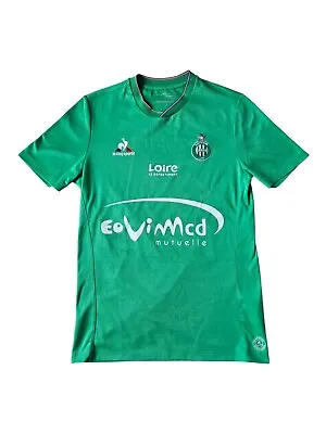 Men's Le Coq Sportif 2016/17 AS Saint Etienne Green Home Football Shirt Medium • £29.99