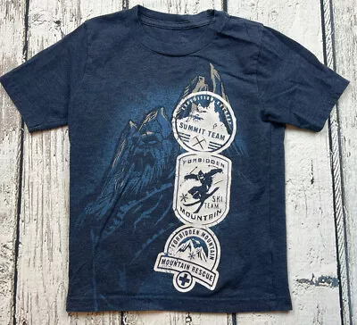 Walt Disney Parks Expedition Everest Navy Forbidden Mountain Shirt Kids Small • $13.96