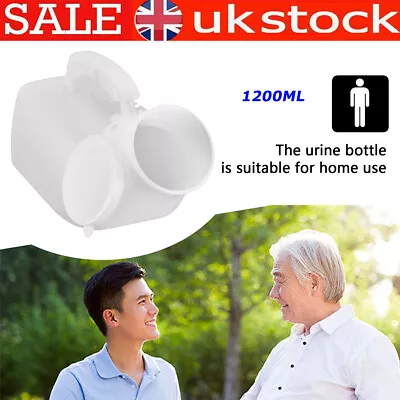 2x1200ml Male Urine Bottle Portable Outdoor Camping Travel Car Toilet Men Urgent • £9.59