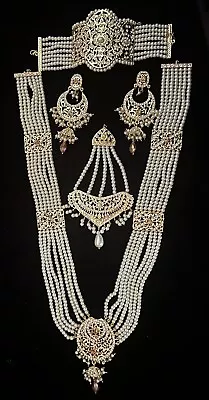 Indian Pakistani Bollywood Handmade Bridal Jewelry Set • $39.99