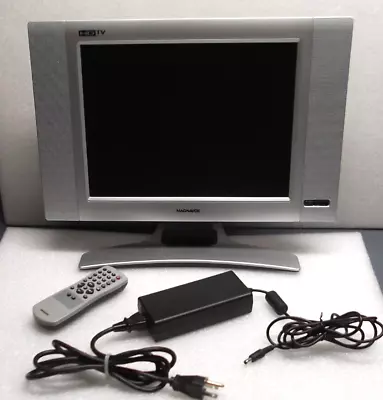 MAGNAVOX 15  720p HDTV LCD TV 15MF605T/17 W/ Remote & AC Adapter Tested Working! • $49.99