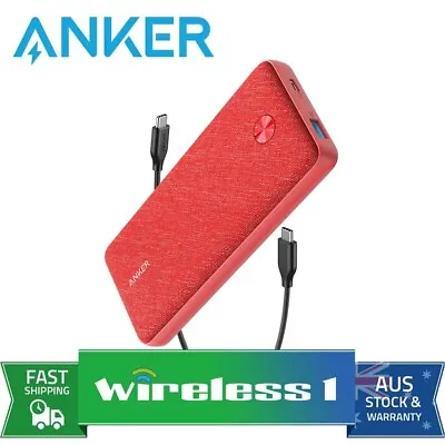$109 • Buy Anker PowerCore Essential 20000 PD Power Bank - Pink Fabric