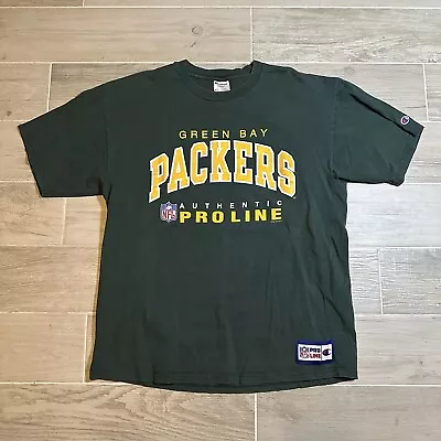 Vintage 1996 Pro Line NFL Packers Sz XL Champion Shirt • $15.99