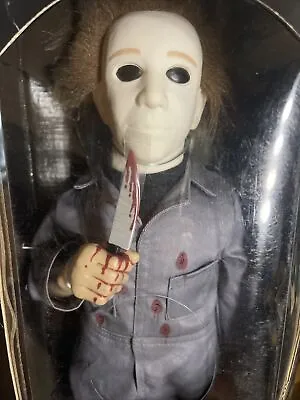 Michael Myers 18  Talking Doll RIP Thriller Series 1998 Spencer Gifts #395/30K • $399.99