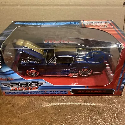 Maisto 1/24 Pro Rodz - 1967 Ford Mustang GT -pro-touring Dark Blue Shelf Wear • $24.99