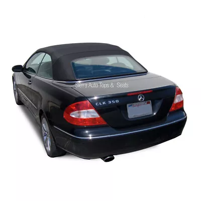 Fits: 2004-2009 Mercedes CLK Convertible Top Black Haartz Stayfast Cloth • $737.10