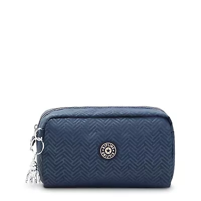 £16.99 • Buy Kipling Toiletry Bag GLEAM Medium Multi Use Pouch ENDLESS BL EMB FW22 RRP£28.90