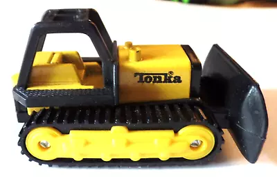 Vintage 1994 TONKA BULLDOZER Yellow Metal Construction Toy Truck (b) • $2.99
