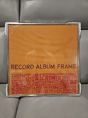 12.5x12.5 Aluminum Vinyl Record Album Cover Frame (Silver) • $20