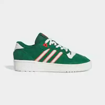 Mens ADIDAS ORIGINALS MIAMI Hurricanes RIVALRY LOW IE7703 Team Dark Green • $109.99