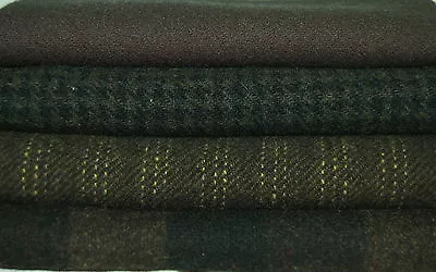 HAND DYED RUG HOOKING WOOL Mill-Dyed ~  OLDE ENGLISH LICORICE  (4-pc Collection) • $14